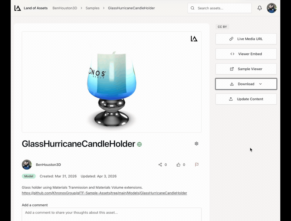 Download conversions demo