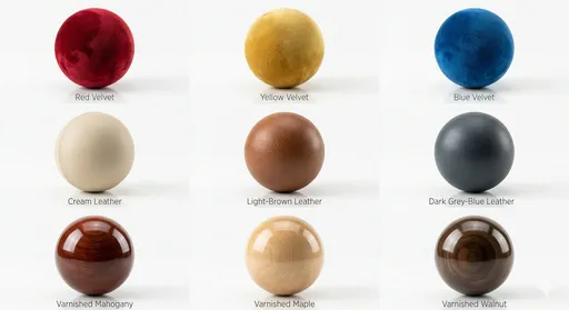 AI-generated material spheres